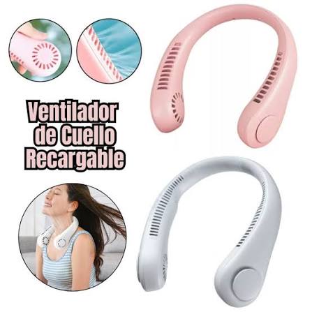 VENTILADOR DE CUELLO PORTATIL RECARGABLE