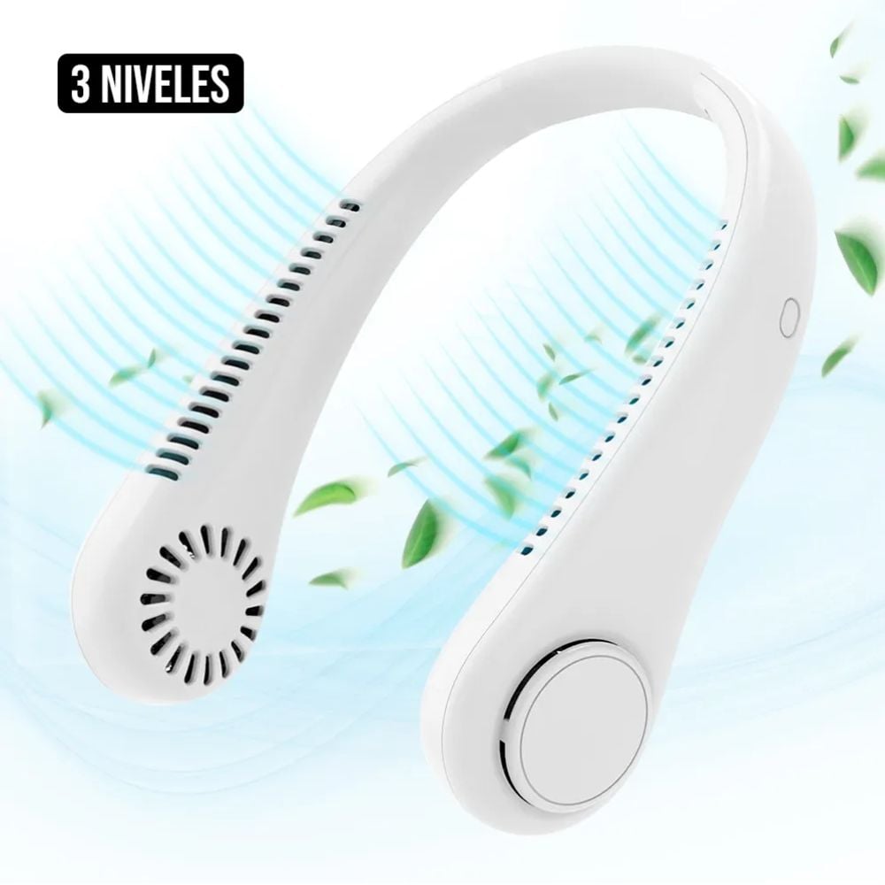 VENTILADOR DE CUELLO PORTATIL RECARGABLE