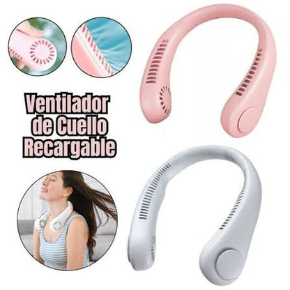 VENTILADOR DE CUELLO PORTATIL RECARGABLE